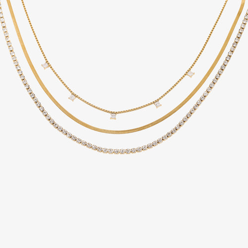 Dainty Scattered Layered Necklace