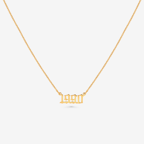 Birth Year Necklace