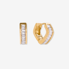 Classic Baguette Diamond Earrings