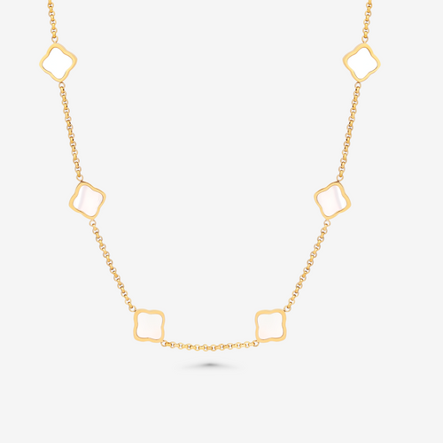 Celine Ten Clover Necklace