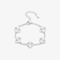 Celine Silver Clover Bracelet