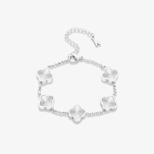 Celine Silver Clover Bracelet