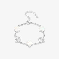 Celine Silver Clover Bracelet