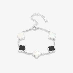 Celine Silver Clover Bracelet