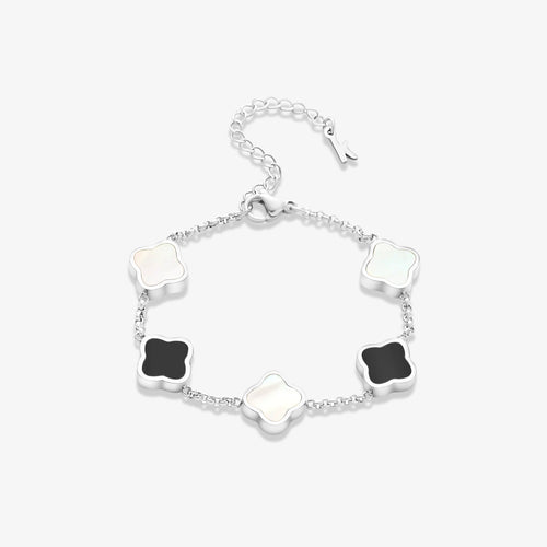 Celine Silver Clover Bracelet