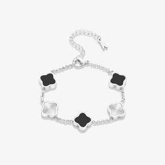 Celine Silver Clover Bracelet