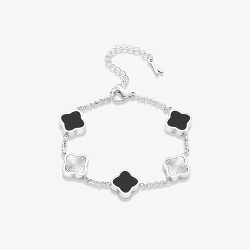 Celine Silver Clover Bracelet