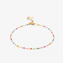 Rainbow Dainty Anklet