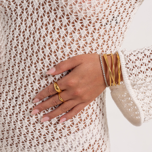 Bamboo Cuff Bangle