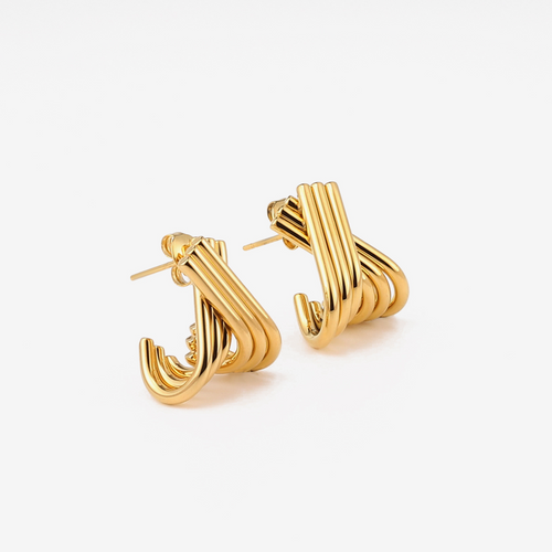 Crossed Earrings