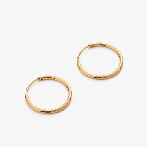Thin Hoop Earrings