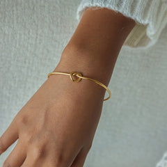 Knotted Cuff Bracelet