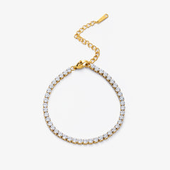 Gold Tennis Bracelet