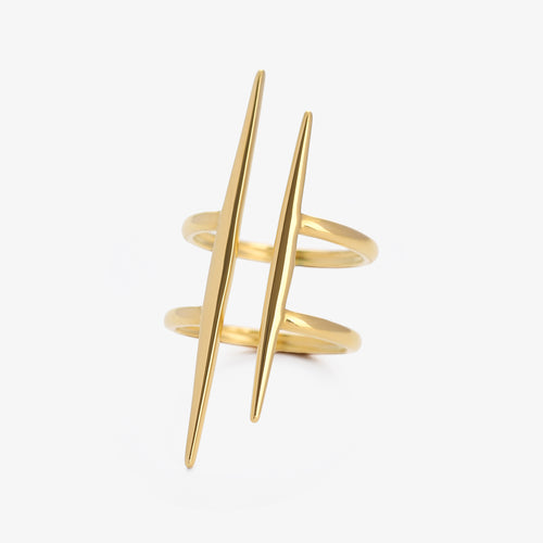 Double Spike Ring