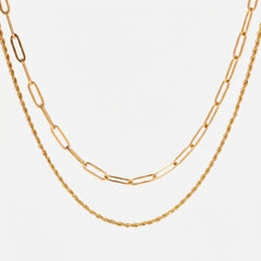 Link Chain Layered Necklace