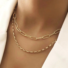 Link Chain Layered Necklace