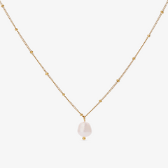 Beaded Pearl Necklace