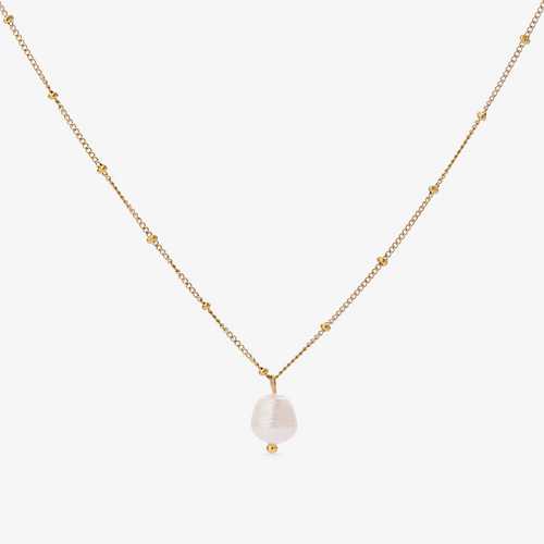 Beaded Pearl Necklace