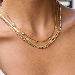 Dainty Scattered Layered Necklace