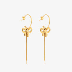 Ribbon Tassel Earrings