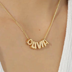 Bubble Name Necklace