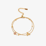 Layered Butterfly Bracelet