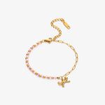 Ribbon Beaded Bracelet