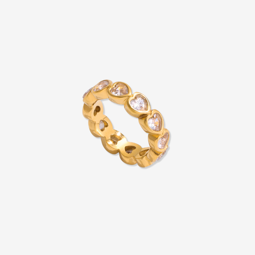Heart Diamond Eternity Ring
