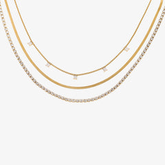 Dainty Scattered Layered Necklace