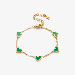 Aurora Heart Bracelet