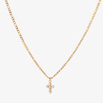 Pearl Cross Chain Necklace