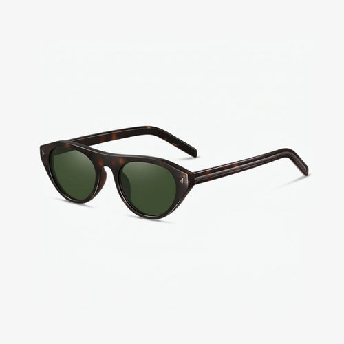 Como Retro Oval Sunglasses