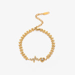 Heartbeat Charm Bracelet