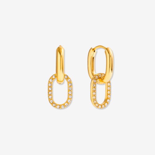 Diamond Link Earrings