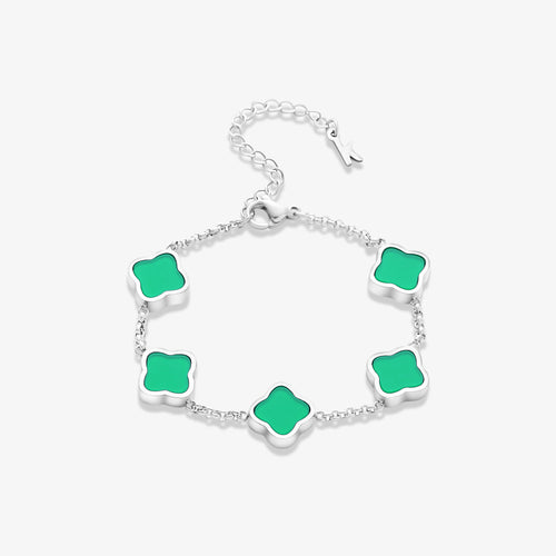 Men's Clover Bracelet - Waterproof & Tarnish-Free