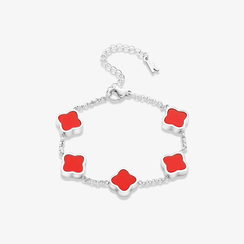 Men's Clover Bracelet - Waterproof & Tarnish-Free
