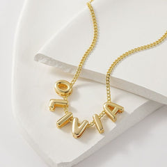 Bubble Name Necklace