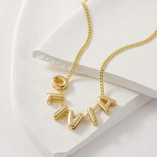 Bubble Name Necklace