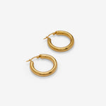 Small Tube Hoop Earrings