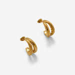 Twist Double Layer Earrings