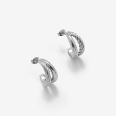 Twist Double Layer Earrings