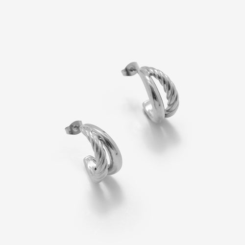 Twist Double Layer Earrings