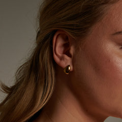 Tapered Hoop Earrings