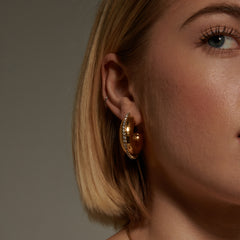 Weaver Hoop Earrings