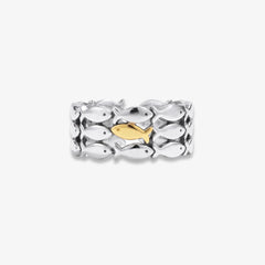 Swim Against The Current Fish Ring — A Gift of Encouragement & Strength