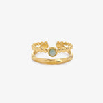 Double Layer Stone Ring