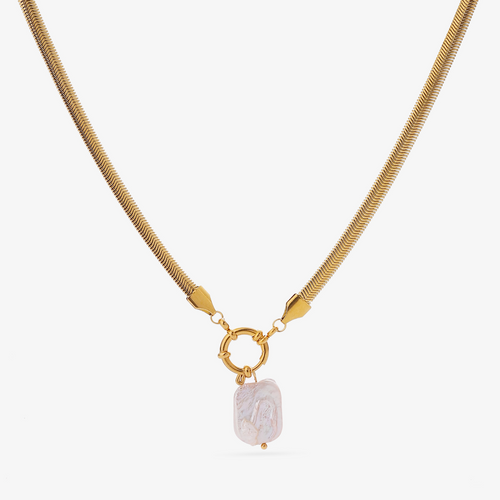 Pearl Snake Necklace