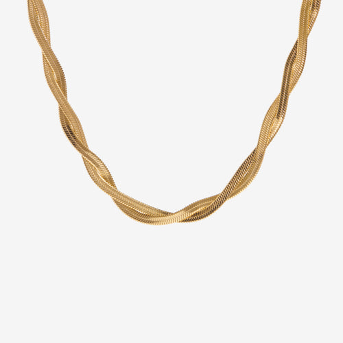 Braided Snake Necklace