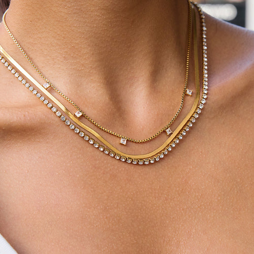 Dainty Scattered Layered Necklace