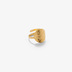 Gold Disc Ring